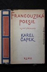 náhled knihy - Francouzská poesie a jiné překlady Karla Čapka