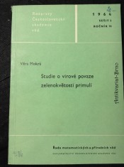 náhled knihy - Studie o virové povaze zelenokvětosti primulí