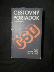náhled knihy - Cestovný poriadok ČSD 1990-1991