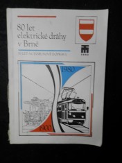 náhled knihy - 80 let elektrické dráhy v Brně ; 50 let autobusové dopravy v Brně