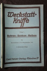 náhled knihy - Werkstattkniffe I. Bohren. Senken. Reiben.