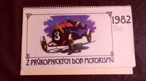 náhled knihy - Kalendář 1982 - Z průkopnických dob motorismu